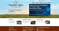 Desktop Screenshot of disabilityrightsflorida.org